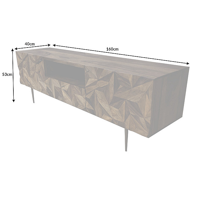 TV-skrinka 43448 Stone 160cm Drevo Palisander TV-skrinka 43448 Stone 160cm Drevo Palisander