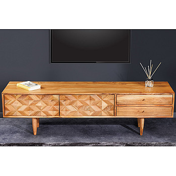 TV-skrinka 43736 Alpine 145cm Drevo Acacia Honey