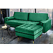 Taburetka 43133 Cozy Zamat Smaragdovozelená Taburetka 43133 Cozy Zamat Smaragdovozelená