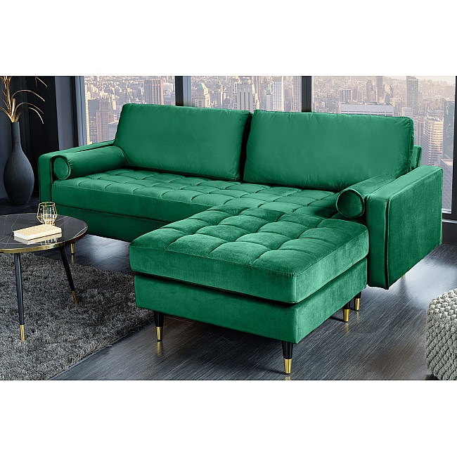 Taburetka 43133 Cozy Zamat Smaragdovozelená Taburetka 43133 Cozy Zamat Smaragdovozelená