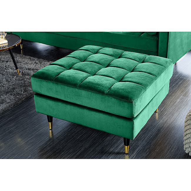 Taburetka 43133 Cozy Zamat Smaragdovozelená Taburetka 43133 Cozy Zamat Smaragdovozelená