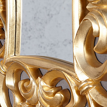 Zrkadlo Antic 15626 75x75cm Zlaté