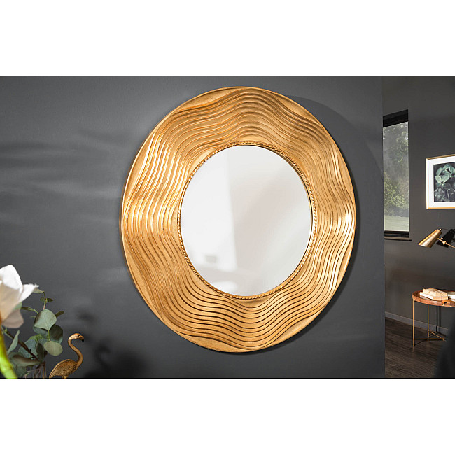 Zrkadlo 40697 Ø100cm gold Zrkadlo 40697 Ø100cm gold
