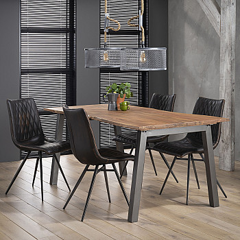 Jedálenský stôl 25-07 180x90cm Drevo Acacia natural