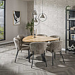 Jedálenský stôl 29-65 135x135cm Triangle Masív drevo Acacia Jedálenský stôl 29-65 135x135cm Triangle Masív drevo Acacia