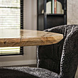 Jedálenský stôl 29-65 135x135cm Triangle Masív drevo Acacia Jedálenský stôl 29-65 135x135cm Triangle Masív drevo Acacia