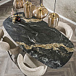 Jedálenský stôl 45-60 180x90cm Ceramik Fossil Black Jedálenský stôl 45-60 180x90cm Ceramik Fossil Black