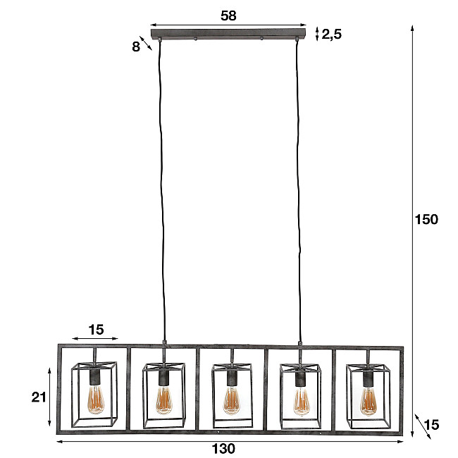 Luster 72-34 5L Cubic Tower