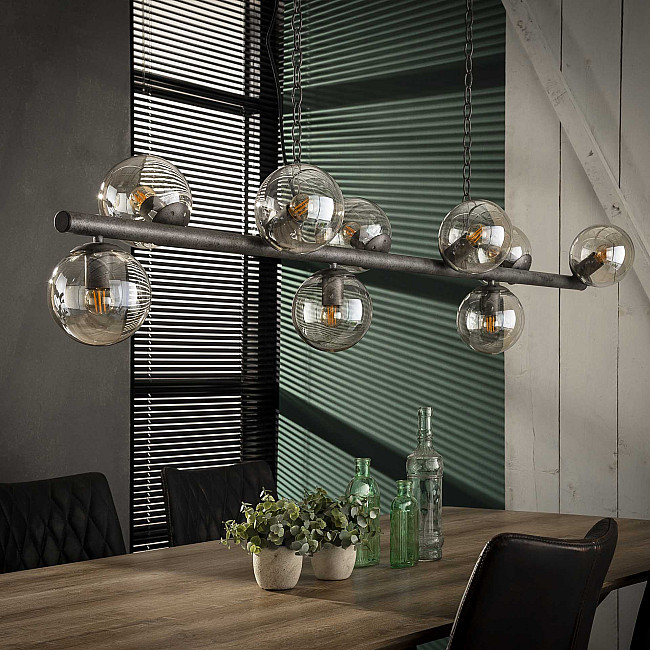 Luster 77-75 9 x Ø15cm Sklo - PRODUKT JE SKLADOM U NÁS - 1Ks