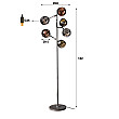 Stojaca lampa 77-77 6L Molecule Mix Glass Stojaca lampa 77-77 6L Molecule Mix Glass