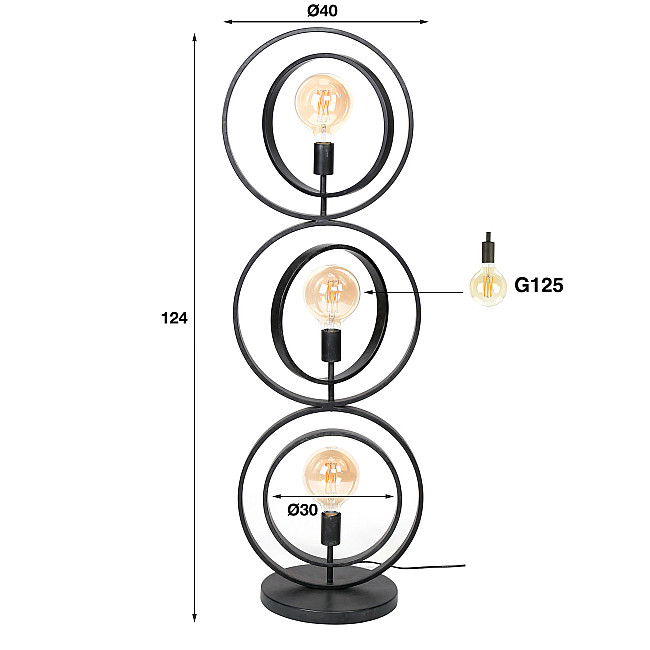 Stojaca lampa 83-22 3L Turn Around