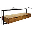 TV-skrinka 25-97 Air 120cm Drevo Acacia