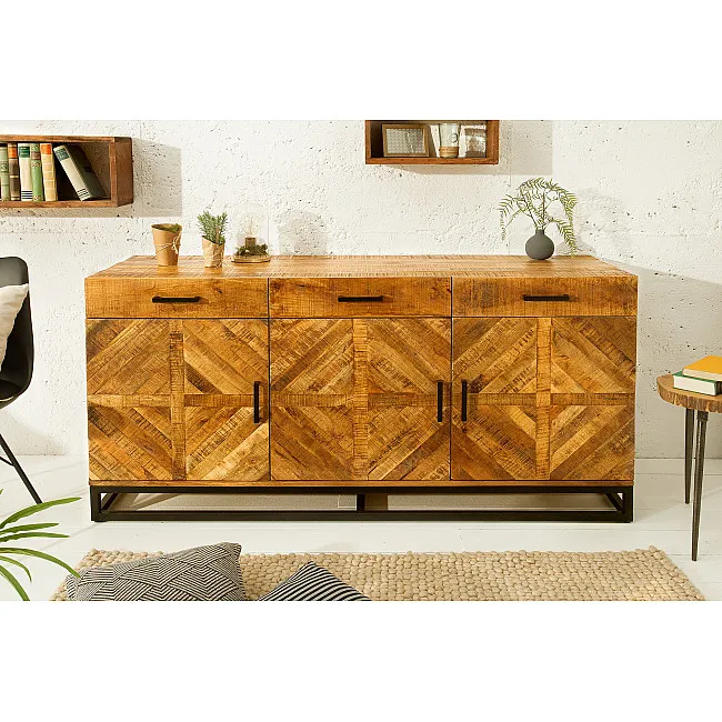 Komoda 39284 160cm Drevo Mango prírodná