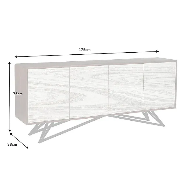Komoda 43379 Soul 175cm Drevo Acacia