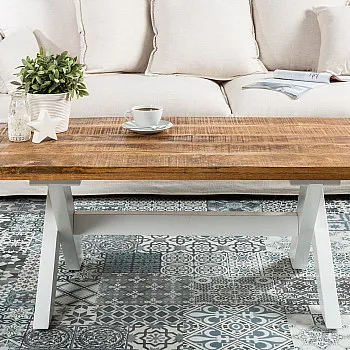 Konferenčný stôl 39775 Long Island 110x60cm Drevo Mango