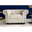 Kreslo 42312 Chesterfield Zamat Champagner
