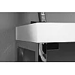 PC/Toaletný - stolík 16714 120cm Biely vysoký lesk