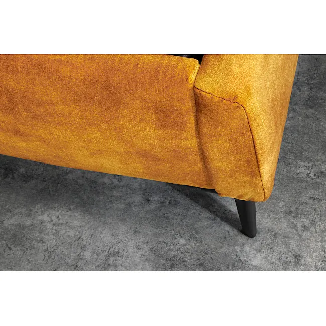 Posteľ 41667 180x200cm Boutique Zamat Žltá