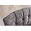 Posteľ 41669 160x200cm Boutique Zamat Tmavošedá