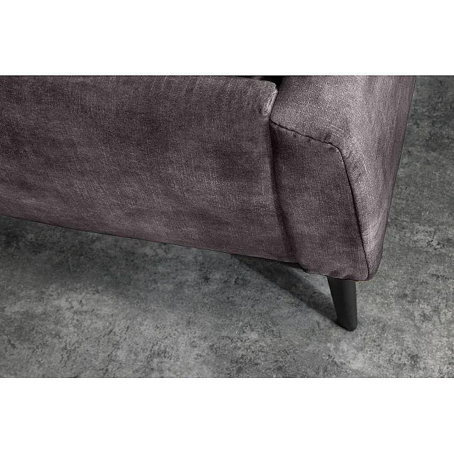 Posteľ 41670 180x200cm Boutique Zamat Tmavošedá