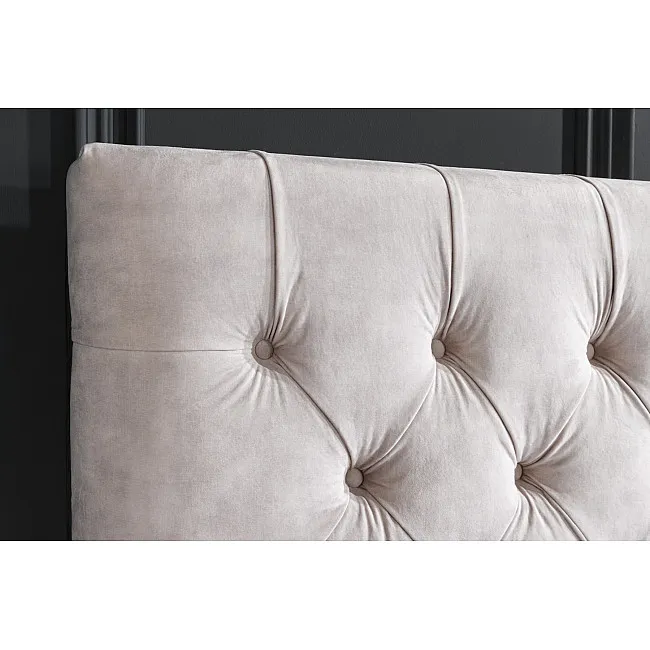 Posteľ 43105 180x200cm Zamat Champagne