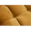Rohová sedacia súprava 40277 Cozy - Zamat Žltá