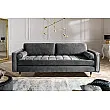 Sedacia súprava 39846 220cm Cozy - Zamat Šedá