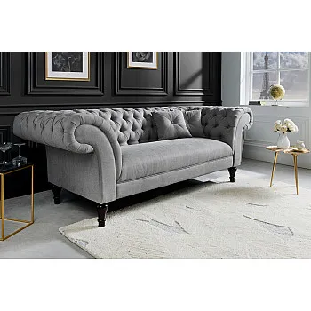 Sedacia súprava 40147 225cm Paris - Zamat Šedá