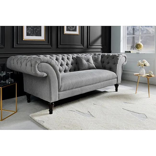 Sedacia súprava 40147 225cm Paris - Zamat Šedá