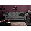 Sedacia súprava 40148 225cm Paris - Zamat striebornošedá