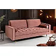 Sedacia súprava 41071 220cm Cozy - Zamat Starorúžová