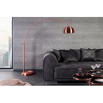 Stojaca lampa 21599 Oblúková Medená