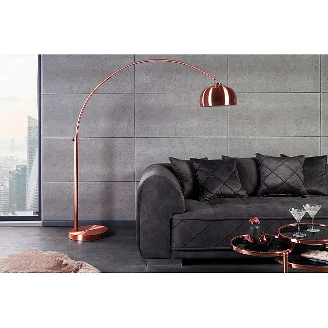 Stojaca lampa 21599 Oblúková Medená