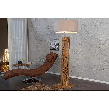 Stojaca lampa 22442 Teak drevo prírodná