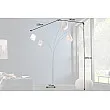 Stojaca lampa 38825 Levels 205cm Šedá, Hnedá, Biela