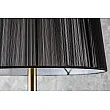 Stojaca lampa 41526 Lux III Čierna-zlatá