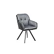 Stolička 39301 Lounger Šedá/Antracit - otočná
