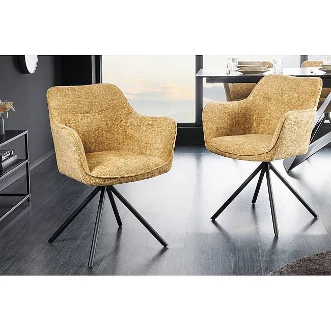 Stolička 44159 Verona látka Žltá