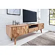 TV-skrinka 38423 140cm Masív drevo Acacia Retro