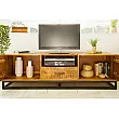 TV-skrinka 39240 160cm Drevo Mango Prírodná