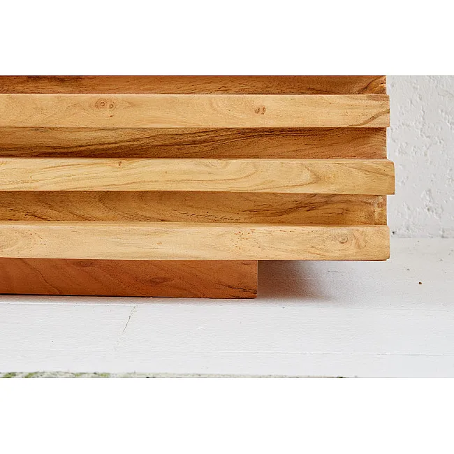 TV-skrinka 39737 150cm Relief Drevo Acacia - PRODUKT JE SKLADOM U NÁS - 1Ks