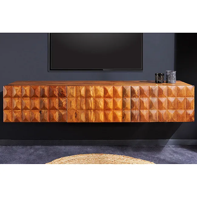 TV-skrinka 43351 Vulcano 160cm Drevo Mango