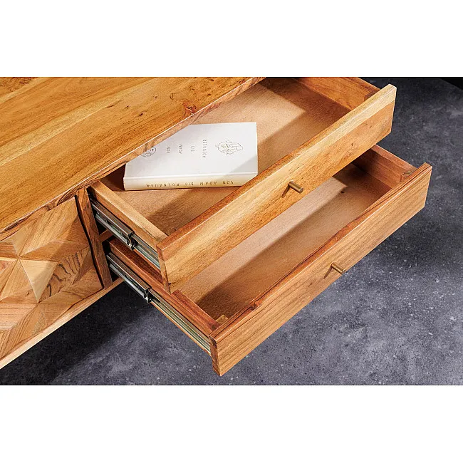 TV-skrinka 43736 Alpine 145cm Drevo Acacia Honey