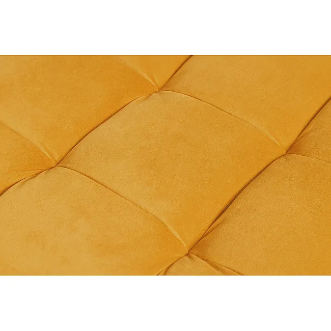 Taburetka 41302 Cozy Zamat Žltá