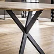 Jedálenský stôl 56-86 190x90cm Bielený dub