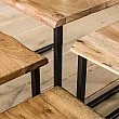 Konferenčný stôl 21-53 Edge 50x50cm 4-set Drevo Acacia