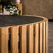 Konferenčný stôl 27-87 Slate Ø120cm