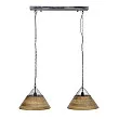 Luster 82-64 2 x Ø40cm Wooden mango shade - PRODUK JE SKLADOM - 1Ks