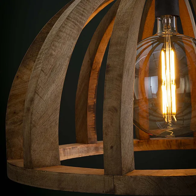 Luster 83-66 Wooden curved mango frame - PRODUKT JE SKLADOM U NÁS - 1Ks