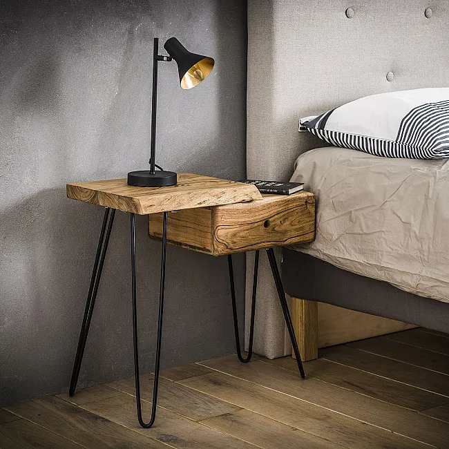 Nočný stolík 25-14 Edge-L Drevo Acacia